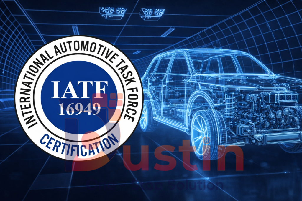 IATF 16949 trong doanh nghiệp sản xuất – dây chuyền sản xuất ô tô
