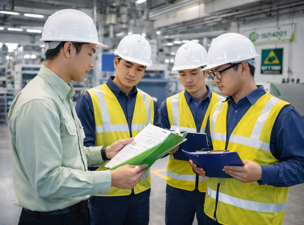 Đào tạo ISO 14001 cho doanh nghiệp sản xuất tại nhà máy